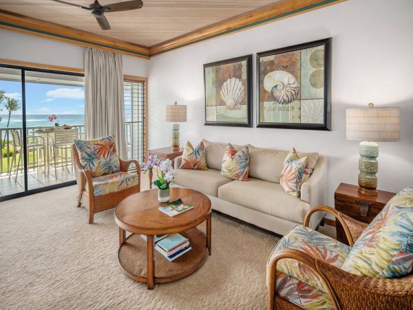 Poipu Vacation Rental - Kauai Oceanfront Condo with Lanai Views