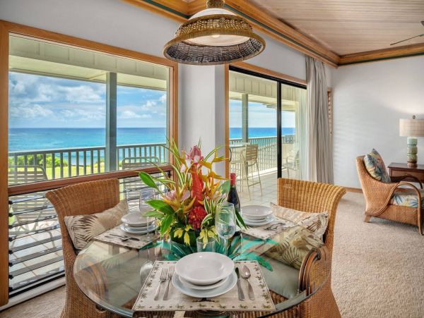 Poipu Vacation Rental - Kauai Oceanfront Condo with Lanai Views
