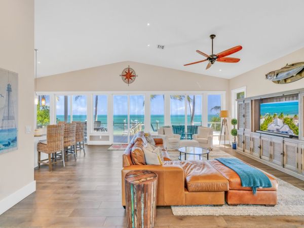 Marathon Beach Oceanfront Vacation Rental | Luxury 6-Bedroom Estate with Dock Beachfront