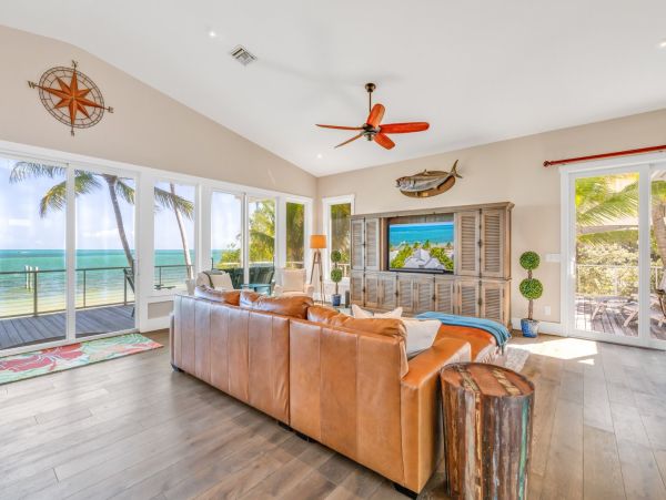Marathon Beach Oceanfront Vacation Rental | Luxury 6-Bedroom Estate with Dock Beachfront