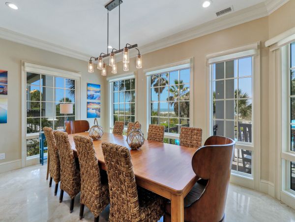 Hilton Head Eight Bedroom Beachfront Vacation Rental Home