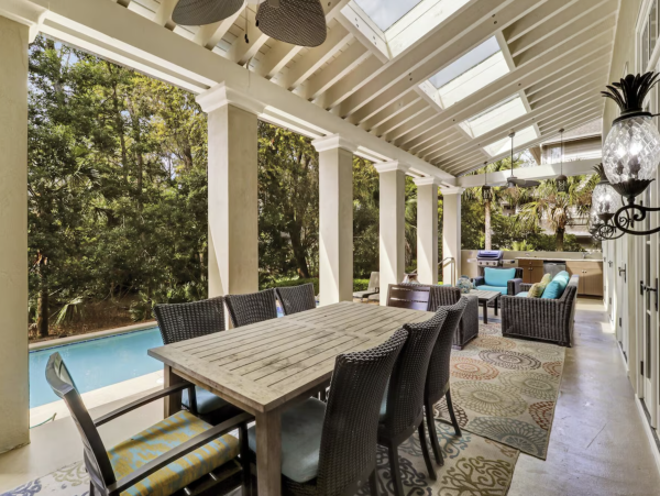 Hilton Head Luxury Vacation Rental 6-Bed Beach House with Pool & Spa
