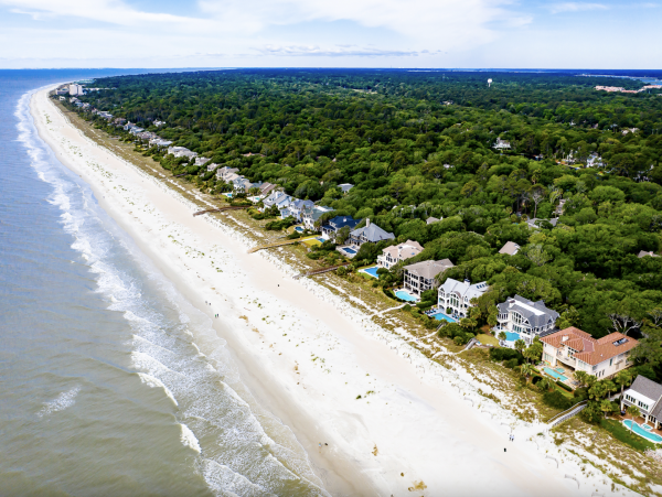 Stroll the path to Our World Class Beach Palmetto Dunes luxury Pool Home