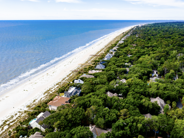 Stroll the path to Our World Class Beach Palmetto Dunes luxury Pool Home