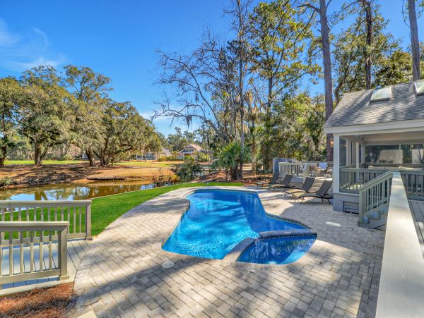 Luxury Hilton Head Vacation Rental - 7 Bedroom Golf Course Home with Private Pool