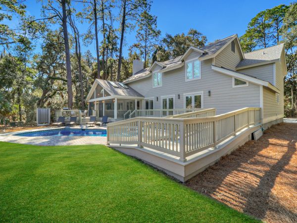 Luxury Hilton Head Vacation Rental - 7 Bedroom Golf Course Home with Private Pool