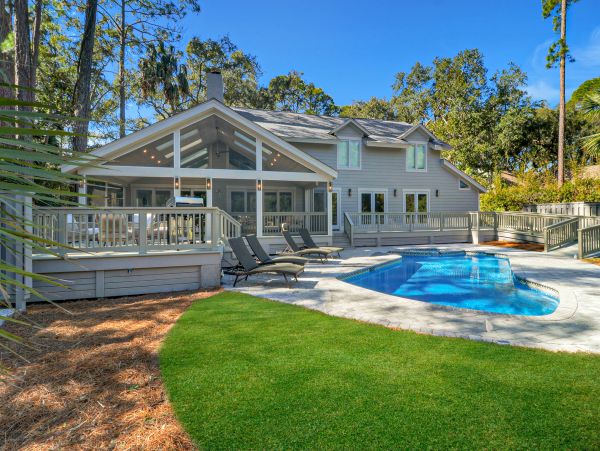 Luxury Hilton Head Vacation Rental - 7 Bedroom Golf Course Home with Private Pool