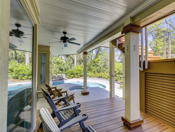 Hilton Head Vacation Home Five Bedroom Walk to Beach
