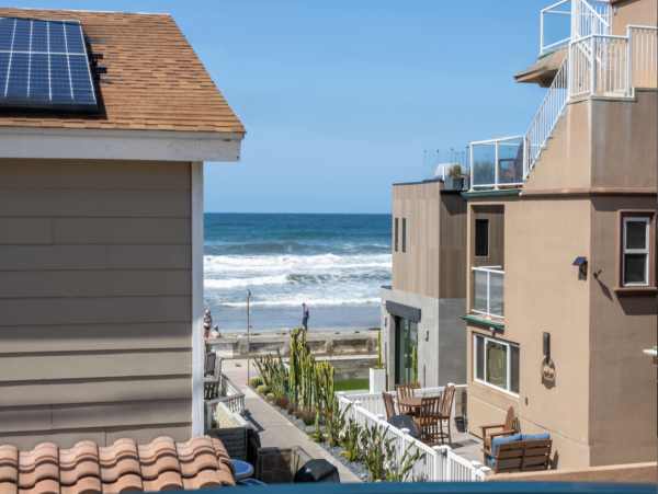 Mission Beach San Diego Vacation Rental Ocean View Beach House with Deck & Garage