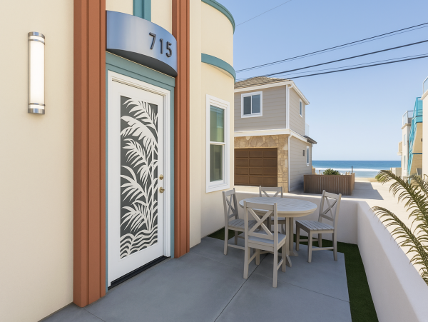 Mission Beach San Diego Vacation Rental Ocean View Beach House with Deck & Garage