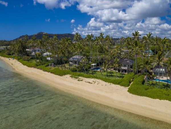 Private Exclusive Oahu Beachfront Estate- Main House Plus Carriage  House