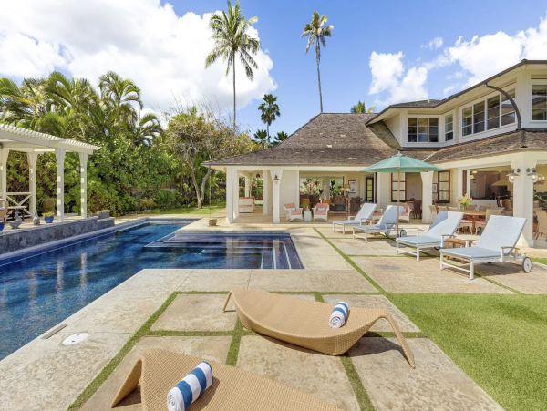 Private Exclusive Oahu Beachfront Estate- Main House Plus Carriage  House