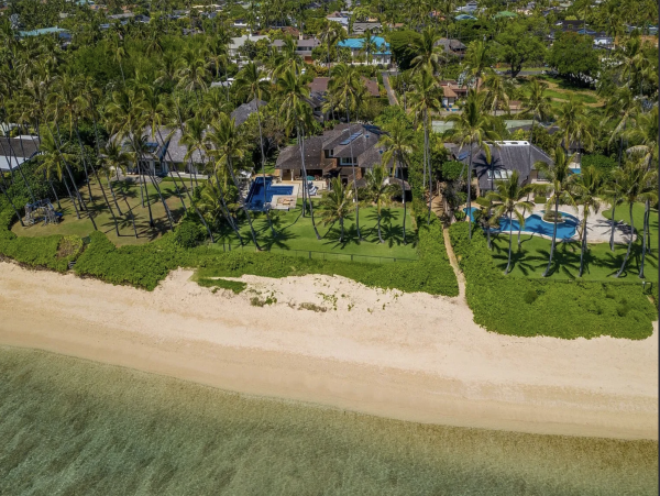 Private Exclusive Oahu Beachfront Estate- Main House Plus Carriage  House
