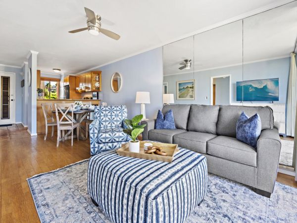 2 Bedroom Vacation Condo Steps from Kahana Beach Sleeps 6