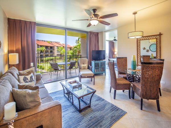 Two Bedroom Oceanfront Vacation Rental in Maui