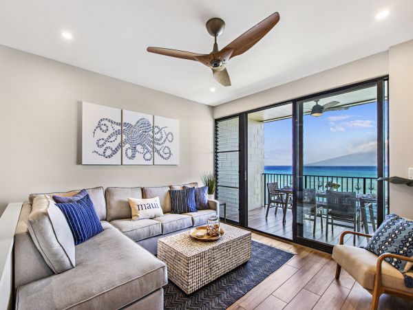 Maui Oceanfront Vacation Rental Luxury 3-Bedroom Maui Condo with Lanai Views