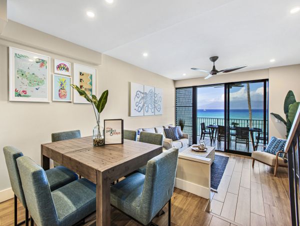 Maui Oceanfront Vacation Rental Luxury 3-Bedroom Maui Condo with Lanai Views