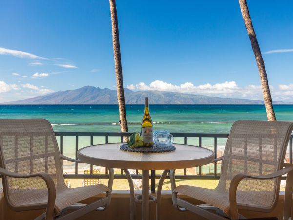 Ocean Front Kaanapali Vacation Condo Two Bedroom