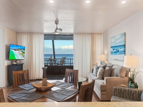 Ocean Front Kaanapali Vacation Condo Two Bedroom