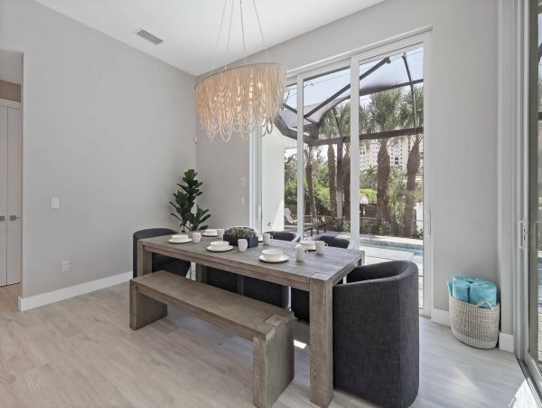 Walk to Beach Marco Island Vacation Home Five Bedroom