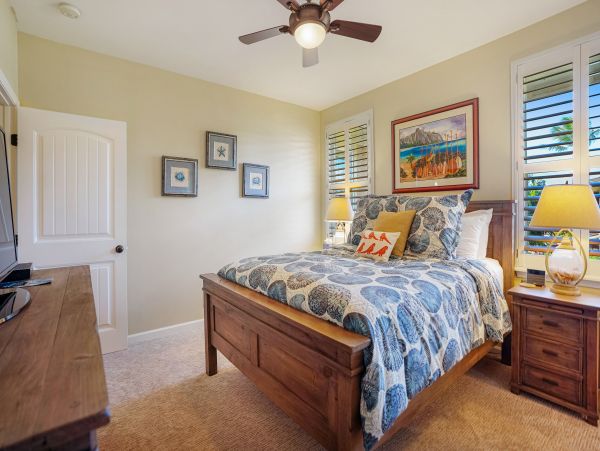 Princeville Vacation Home Three Bedroom Walk to Beach