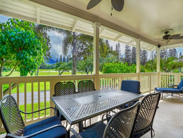 Princeville Vacation Home Three Bedroom Walk to Beach