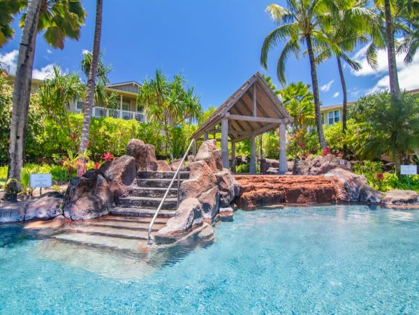 Princeville Vacation Home Three Bedroom Walk to Beach