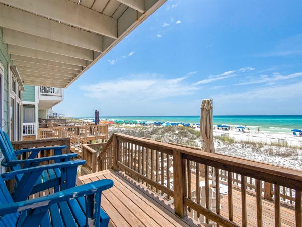 Gulf Front Three Bedroom Vacation Townhome in Miramar Beach