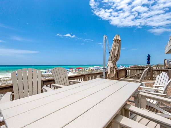 Gulf Front Three Bedroom Vacation Townhome in Miramar Beach