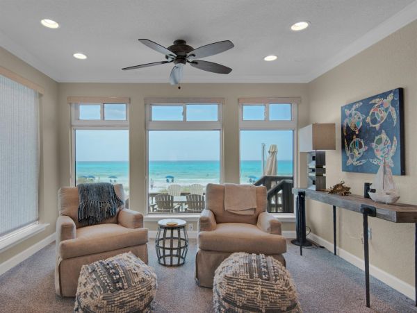 Gulf Front Three Bedroom Vacation Townhome in Miramar Beach