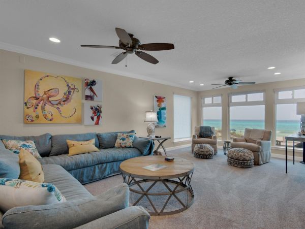 Gulf Front Three Bedroom Vacation Townhome in Miramar Beach