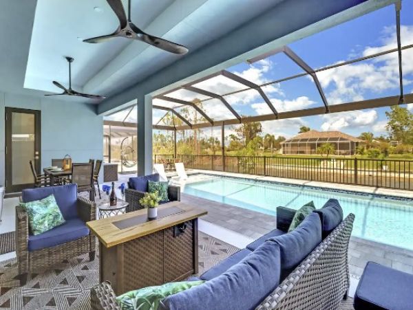 Cape Coral Vacataion Home Four Bedroom