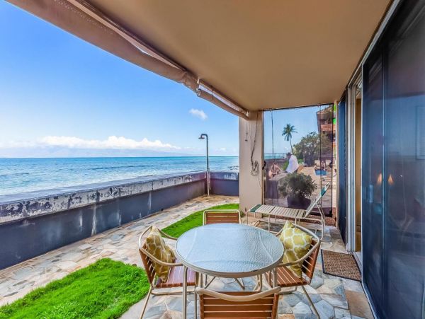 Beachfront Single-Level Vacation Rental with Full Ocean Views