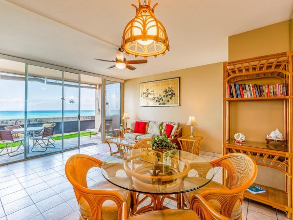 Beachfront Single-Level Vacation Rental with Full Ocean Views