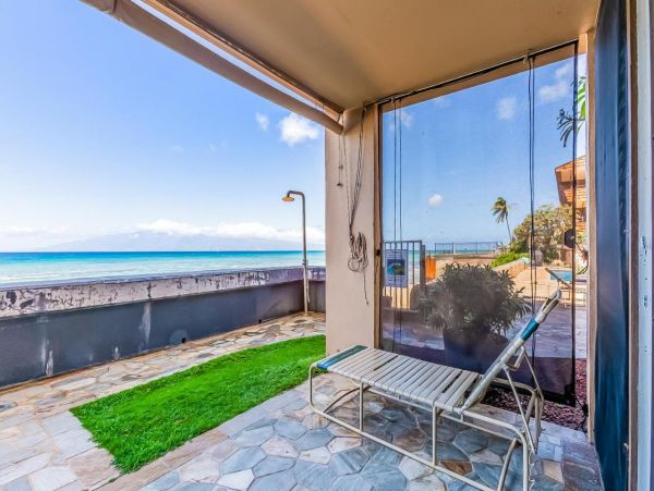Beachfront Single-Level Vacation Rental with Full Ocean Views
