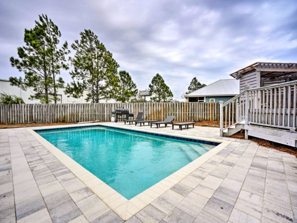 Spacious Beach Villa with Private Pool in Panama City Beach