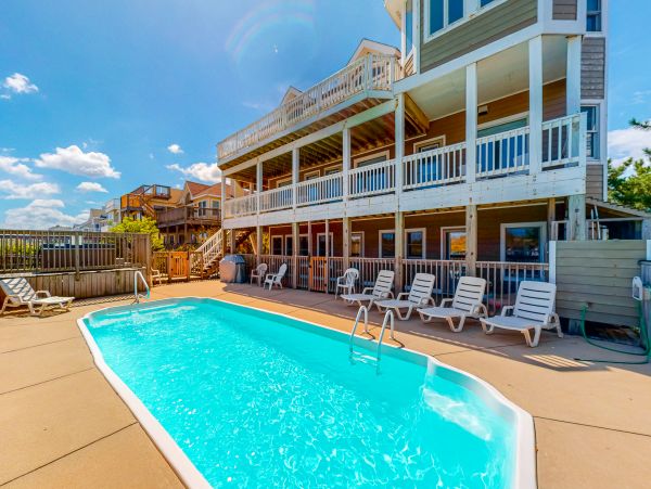 Corolla Vacation Home Eight Bedroom On Beach