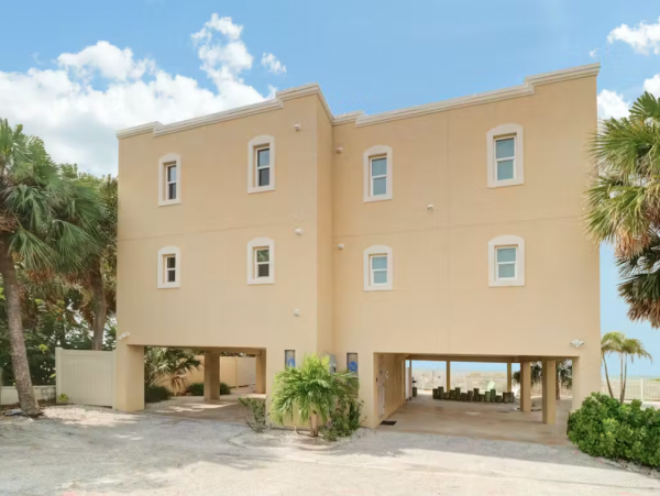 Treasure Island Pristine Beach Front Three Bedroom Townhome