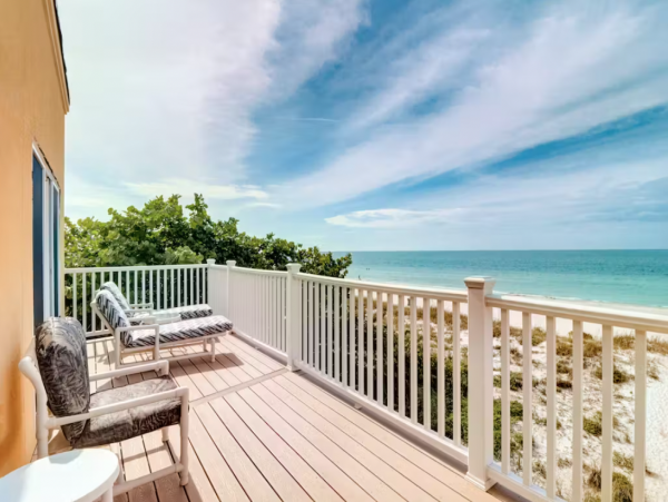 Treasure Island Pristine Beach Front Three Bedroom Townhome