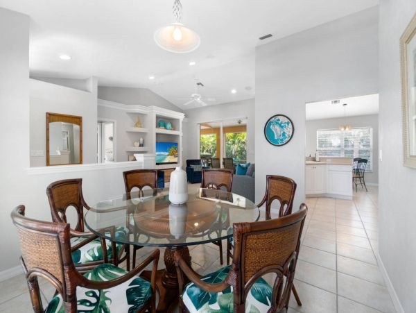 Marco Island Vacation Home Three Bedroom Walk to Beach