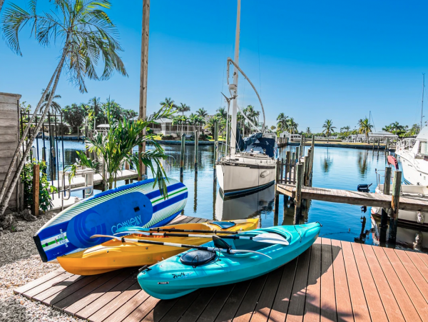 Perched on Pelican Bay Nautical Themed Rooms Villa With Onsite Marina