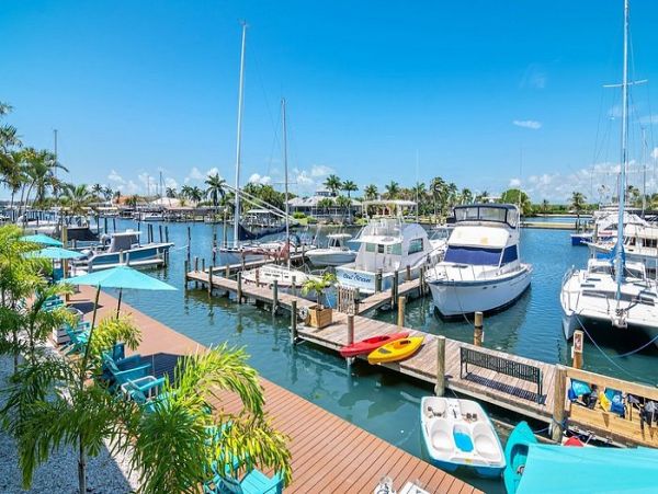 Perched on Pelican Bay Nautical Themed Rooms Villa With Onsite Marina