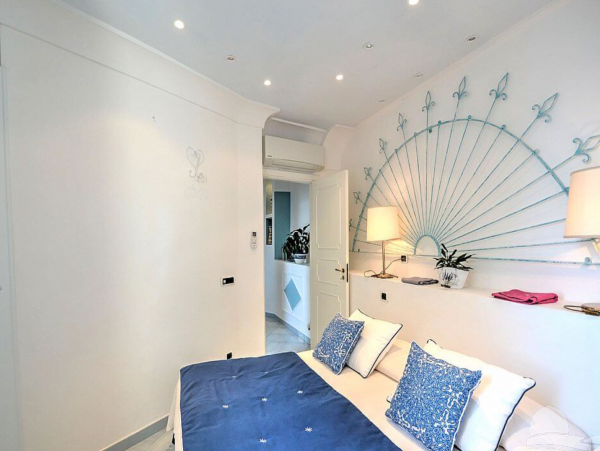 A Charming villa set into the cliff, sheer above the sea