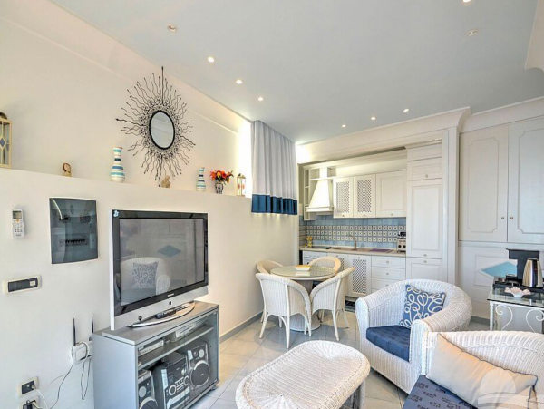 A Charming villa set into the cliff, sheer above the sea