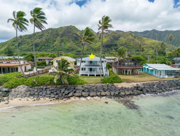 Oceanfront Hauula Vacation Home Four Bedroom
