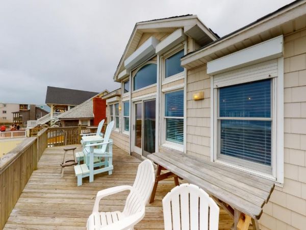 Oceanfront Kill Devil Hills Vacation Home Fourteen Bedroom