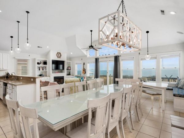 Oceanfront Kill Devil Hills Vacation Home Fourteen Bedroom