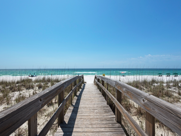 Two Bedroom Condo with Partial Gulf Views from the balcony