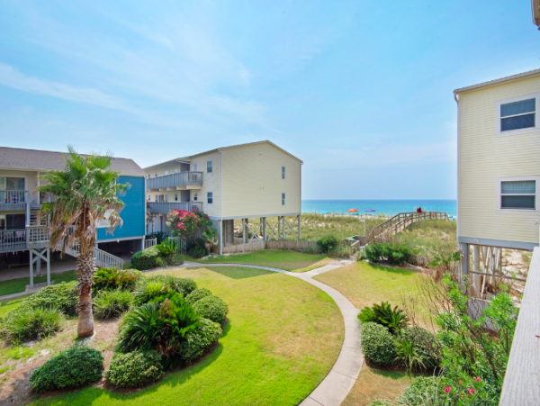 Two Bedroom Condo with Partial Gulf Views from the balcony