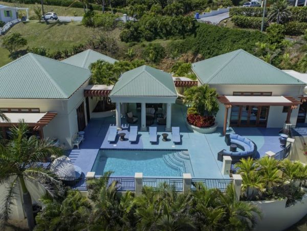 Ocean Views St. Croix Vacation Home Sleeps Twelve Guests